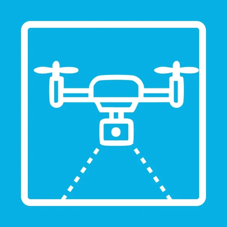 Vermessungsleistung - UAV-Vermessung Icon das UAV-Vermessung Vermessungsleistung visualisiert