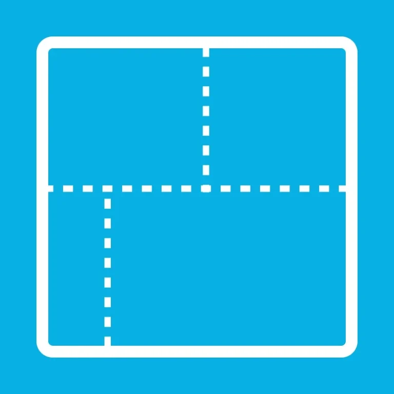 Vermessungsleistung - Grundstücksteilung Icon das Grundstücksteilung Vermessungsleistung visualisiert